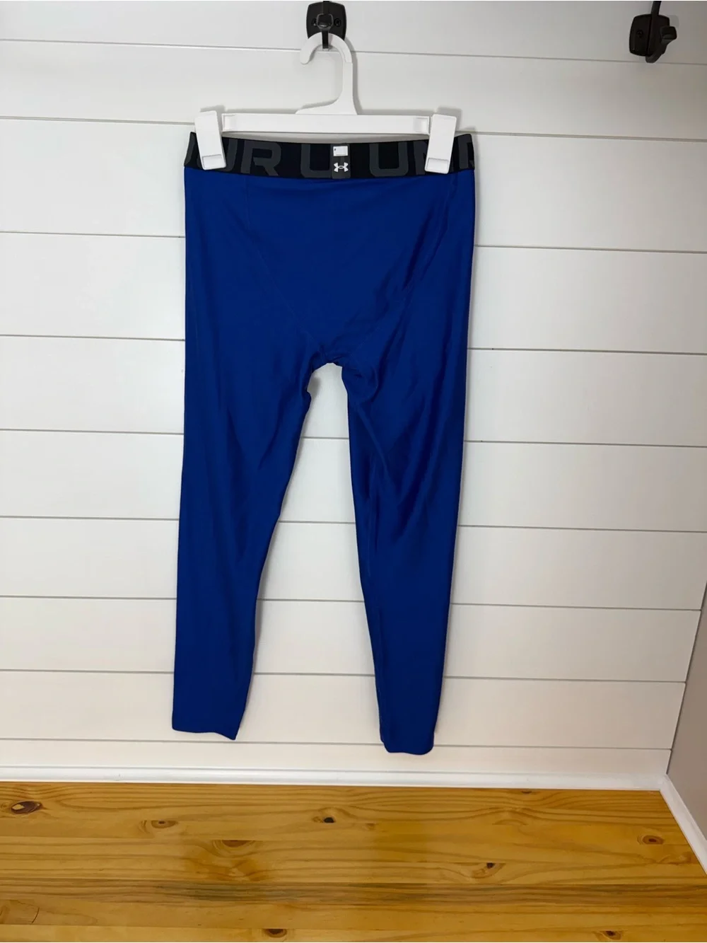 Under Armour Men’s Royal Blue Compression Swim Tights with Black Waistband